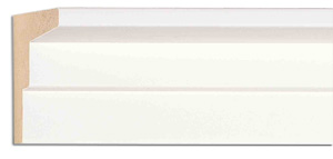 Personnalisez votre encadrement sur mesure avec la baguette : Caisse américaine blanc mat.