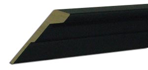 Personnalisez votre encadrement sur mesure avec la baguette : caisse américaine noire.